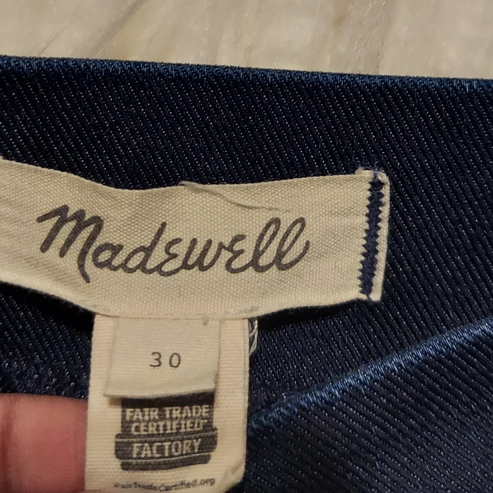 Madewell Jeans Size 30 Pull-On Skinny Wisteria Wash Dark Wash Women's Cotton